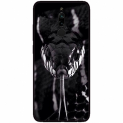 Husa personalizata tip carcasa HQPrint pentru Xiaomi Redmi 8A, model Snake, multicolor, S1D1M0378