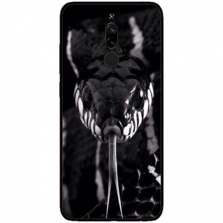 Husa personalizata tip carcasa HQPrint pentru Xiaomi Redmi 8A, model Snake, multicolor, S1D1M0378