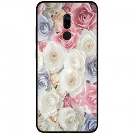 Husa personalizata tip carcasa HQPrint pentru Xiaomi Redmi 8A, model Flowers 23, multicolor, S1D1M0385