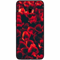 Husa personalizata tip carcasa HQPrint pentru Xiaomi Redmi 8A, model Flowers 24, multicolor, S1D1M0386