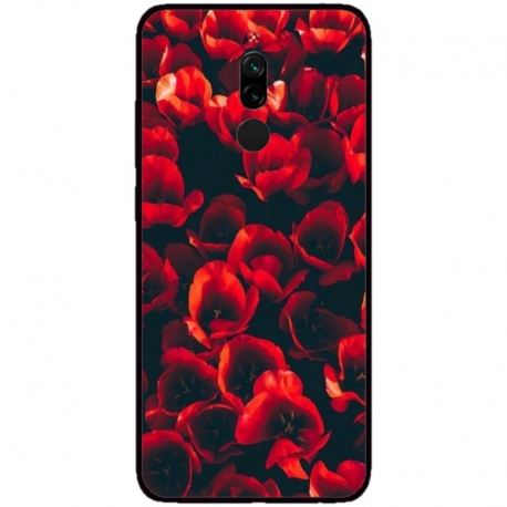 Husa personalizata tip carcasa HQPrint pentru Xiaomi Redmi 8A, model Flowers 24, multicolor, S1D1M0386