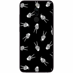 Husa personalizata tip carcasa HQPrint pentru Xiaomi Redmi 8A, model OK Skelly, multicolor, S1D1M0388