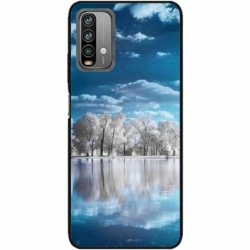Husa personalizata tip carcasa HQPrint pentru Xiaomi Redmi 9T, model Nice View 9, multicolor, S1D1M0221