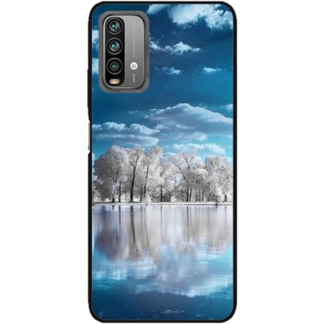 Husa personalizata tip carcasa HQPrint pentru Xiaomi Redmi 9T, model Nice View 9, multicolor, S1D1M0221