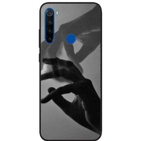 Husa personalizata tip carcasa HQPrint pentru Xiaomi Redmi 9, model Hand Reach, multicolor, S1D1M0318