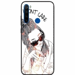 Husa personalizata tip carcasa HQPrint pentru Xiaomi Redmi 9, model I dont care, multicolor, S1D1M0320