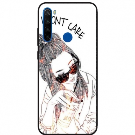 Husa personalizata tip carcasa HQPrint pentru Xiaomi Redmi 9, model I dont care, multicolor, S1D1M0320