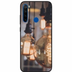 Husa personalizata tip carcasa HQPrint pentru Xiaomi Redmi 9, model Lightbulb, multicolor, S1D1M0322
