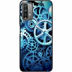 Husa personalizata tip carcasa HQPrint pentru Xiaomi Redmi 9T, model Clockwork, multicolor, S1D1M0250