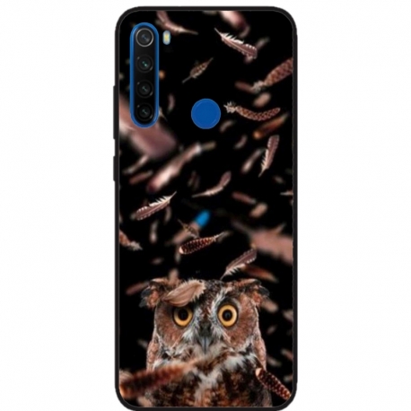 Husa personalizata tip carcasa HQPrint pentru Xiaomi Redmi 9, model Owl, multicolor, S1D1M0334