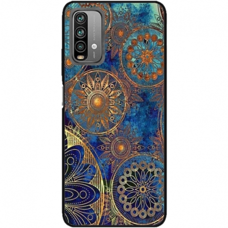 Husa personalizata tip carcasa HQPrint pentru Xiaomi Redmi 9T, model Mandela 3, multicolor, S1D1M0256