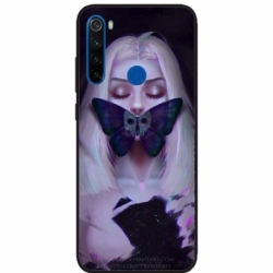 Husa personalizata tip carcasa HQPrint pentru Xiaomi Redmi 9, model Butterfly Mouth 1, multicolor, S1D1M0351