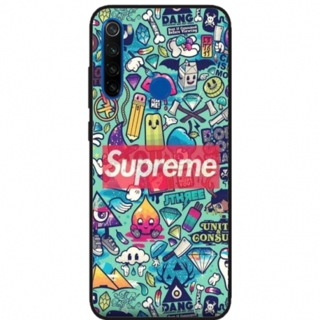 Husa personalizata tip carcasa HQPrint pentru Xiaomi Redmi 9, model Supreme, multicolor, S1D1M0360