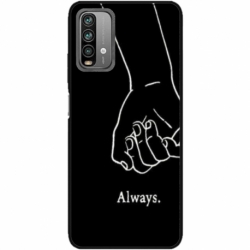 Husa personalizata tip carcasa HQPrint pentru Xiaomi Redmi 9T, model Always and Forever 1, multicolor, S1D1M0279