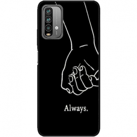 Husa personalizata tip carcasa HQPrint pentru Xiaomi Redmi 9T, model Always and Forever 1, multicolor, S1D1M0279