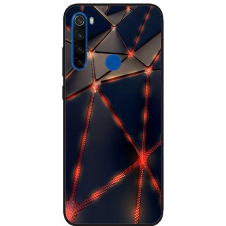 Husa personalizata tip carcasa HQPrint pentru Xiaomi Redmi 9, model Lava Triangles, multicolor, S1D1M0367