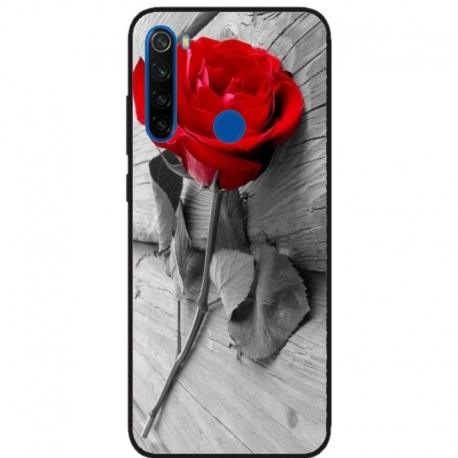 Husa personalizata tip carcasa HQPrint pentru Xiaomi Redmi 9, model Rose, multicolor, S1D1M0384