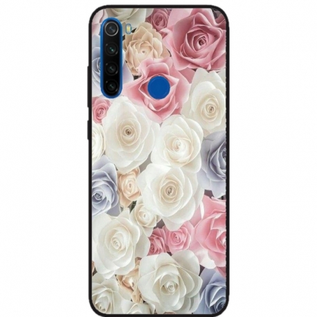 Husa personalizata tip carcasa HQPrint pentru Xiaomi Redmi 9, model Flowers 23, multicolor, S1D1M0385