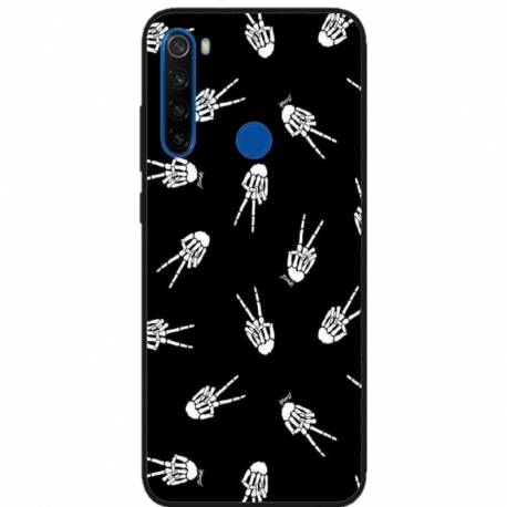 Husa personalizata tip carcasa HQPrint pentru Xiaomi Redmi 9, model OK Skelly, multicolor, S1D1M0388