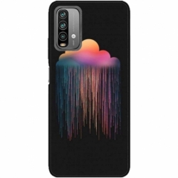 Husa personalizata tip carcasa HQPrint pentru Xiaomi Redmi 9T, model Colorful 3, multicolor, S1D1M0298