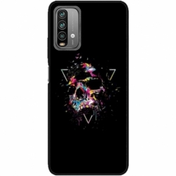 Husa personalizata tip carcasa HQPrint pentru Xiaomi Redmi 9T, model Colorful 5, multicolor, S1D1M0302