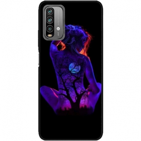 Husa personalizata tip carcasa HQPrint pentru Xiaomi Redmi 9T, model Colorful 8, multicolor, S1D1M0329