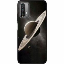 Husa personalizata tip carcasa HQPrint pentru Xiaomi Redmi 9T, model Planet 2, multicolor, S1D1M0348