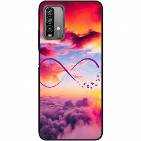 Husa personalizata tip carcasa HQPrint pentru Xiaomi Redmi 9T, model Bright Infinity, multicolor, S1D1M0377