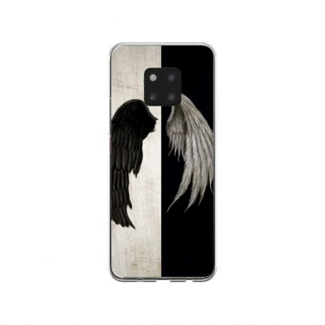 Husa personalizata tip carcasa HQPrint pentru Xiaomi Redmi Note 9 Pro, model Angel Wings, multicolor, S1D1M0004