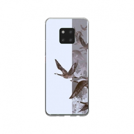 Husa personalizata tip carcasa HQPrint pentru Xiaomi Redmi Note 9 Pro, model Birds, multicolor, S1D1M0314