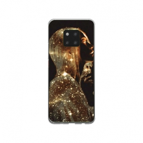 Husa personalizata tip carcasa HQPrint pentru Xiaomi Redmi Note 9 Pro, model Golden Girl, multicolor, S1D1M0350