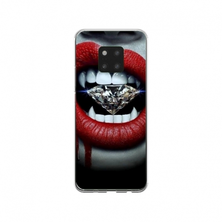 Husa personalizata tip carcasa HQPrint pentru Xiaomi Redmi Note 9 Pro, model Diamond Vampire, multicolor, S1D1M0370
