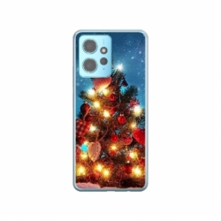 Husa personalizata tip carcasa HQPrint pentru Xiaomi Redmi 12, model Christmas Tree 2, multicolor, S1D1M0058