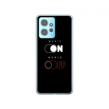 Husa personalizata tip carcasa HQPrint pentru Xiaomi Redmi 12, model Phone On World Off, multicolor, S1D1M0131