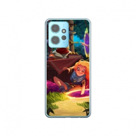 Husa personalizata tip carcasa HQPrint pentru Xiaomi Redmi 12, model Tangled, multicolor, S1D1M0150