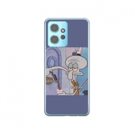 Husa personalizata tip carcasa HQPrint pentru Xiaomi Redmi 12, model Squidward 1, multicolor, S1D1M0161