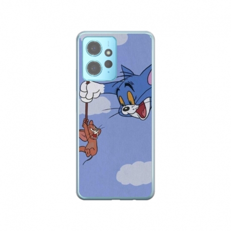 Husa personalizata tip carcasa HQPrint pentru Xiaomi Redmi 12, model Tom and Jerry 1, multicolor, S1D1M0203