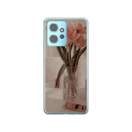 Husa personalizata tip carcasa HQPrint pentru Xiaomi Redmi 12, model Flowers 14, multicolor, S1D1M0208