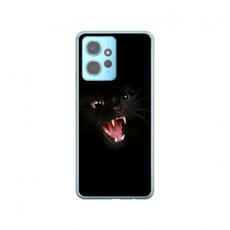 Husa personalizata tip carcasa HQPrint pentru Xiaomi Redmi 12X, model Black Cat 2, multicolor, S1D1M0016