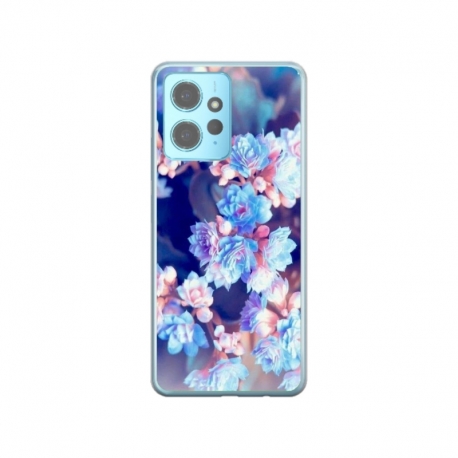 Husa personalizata tip carcasa HQPrint pentru Xiaomi Redmi 12X, model Flowers 2, multicolor, S1D1M0038