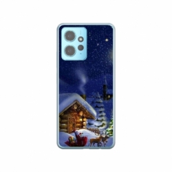 Husa personalizata tip carcasa HQPrint pentru Xiaomi Redmi 12X, model Christmas Cottage, multicolor, S1D1M0059