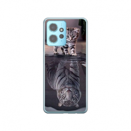 Husa personalizata tip carcasa HQPrint pentru Xiaomi Redmi 12X, model Tiger, multicolor, S1D1M0242