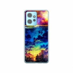 Husa personalizata tip carcasa HQPrint pentru Xiaomi Redmi 12X, model Abstract City, multicolor, S1D1M0263