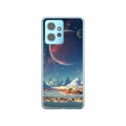 Husa personalizata tip carcasa HQPrint pentru Xiaomi Redmi 12X, model Alien Planet, multicolor, S1D1M0264