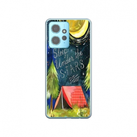 Husa personalizata tip carcasa HQPrint pentru Xiaomi Redmi 12X, model Lets sleep under the STARS, multicolor, S1D1M0268