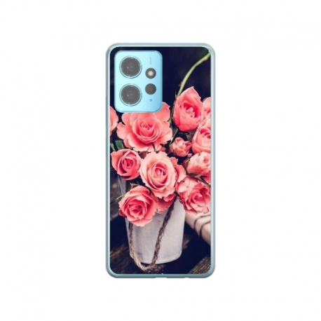 Husa personalizata tip carcasa HQPrint pentru Xiaomi Redmi 12X, model Flowers 22, multicolor, S1D1M0379