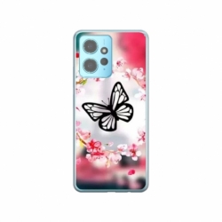 Husa personalizata tip carcasa HQPrint pentru Xiaomi Redmi 12X, model Butterfly 8, multicolor, S1D1M0380