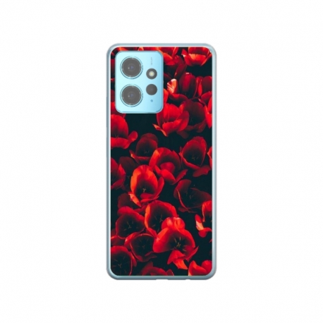 Husa personalizata tip carcasa HQPrint pentru Xiaomi Redmi 12X, model Flowers 24, multicolor, S1D1M0386