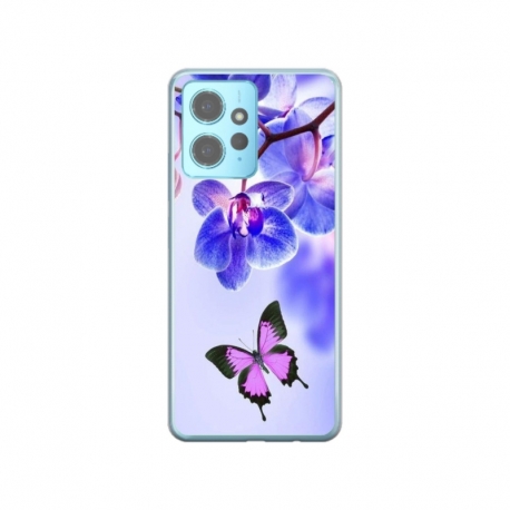 Husa personalizata tip carcasa HQPrint pentru Xiaomi Poco X5, model Butterfly 2, multicolor, S1D1M0029