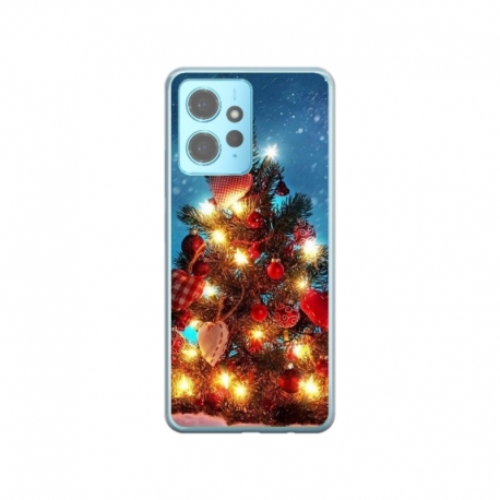 Husa personalizata tip carcasa HQPrint pentru Xiaomi Poco X5, model Christmas Tree 2, multicolor, S1D1M0058